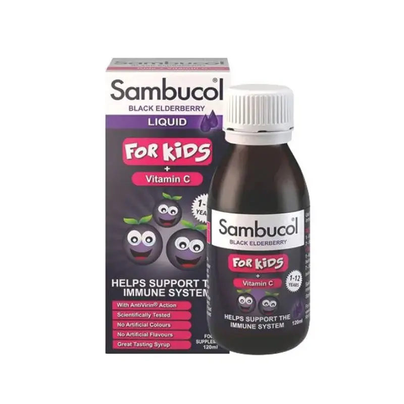 Galenica Sambucol for Kids, with Vitamin C, Παιδικό Σιρόπι για την Ενίσχυση του Ανοσοποιητικού, 120 ml