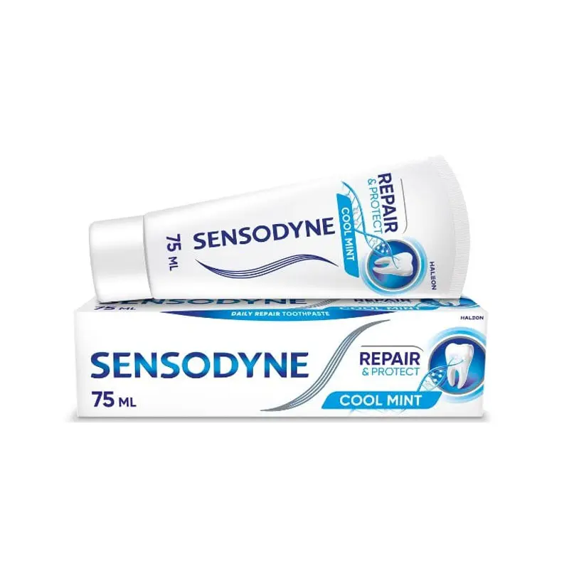 Sensodyne Repair & Protect, Φθοριούχος Οδοντόκρεμα που προσφέρει ανακούφιση μεγάλης διάρκειας από την ευαισθησία, 75ml