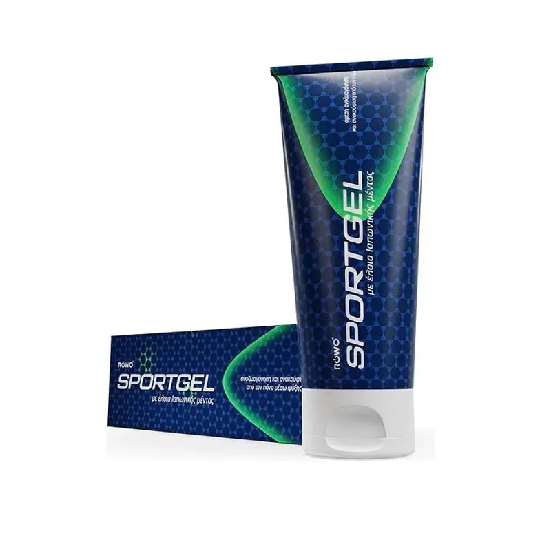 Rowo SportGel με έλαια Ιαπωνικής Μέντας, 100ml