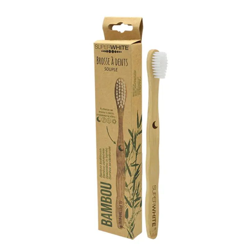 Superwhite Οικολογική Οδοντόβουρτσα Bamboo, 1 τεμάχιο