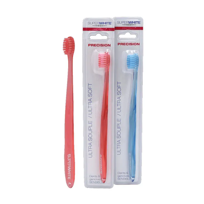 Superwhite Οδοντόβουρτσα Precision Ultra Soft, ιδιαίτερα μαλακή για ευαίσθητα δόντια & ούλα, 1 τεμάχιο