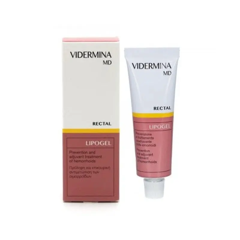 Epsilon Health Vidermina MD Rectal Lipogel, για Πρόληψη και Επικουρική Αντιμετώπιση των Αιμορροΐδων, 30ml