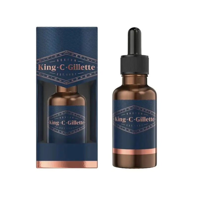 Gillette King C Beard Oil, Λάδι περιποίησης για τα γένια με έλαιο Argan,  30ml