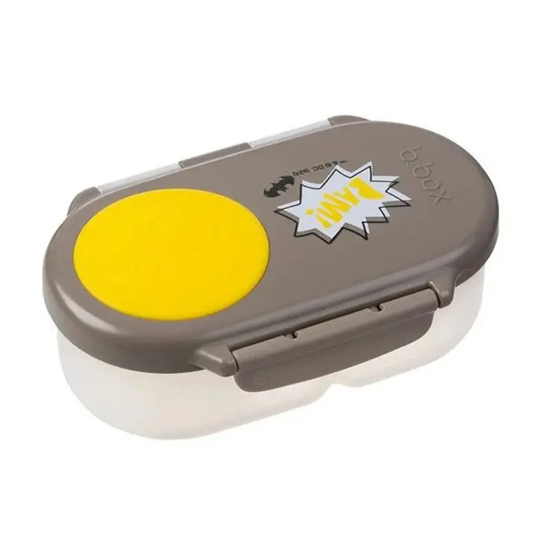 B-Box Batman Snackbox, Παιδικό Πλαστικό Δοχείο Φαγητού, 350ml