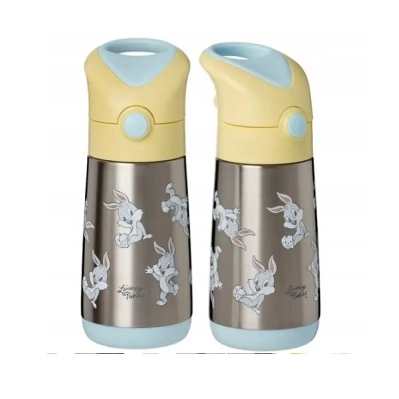 B-Box Looney Tunes Insulated Drink Bottle, Ισοθερμικό Παγούρι με Καλαμάκι, 350ml