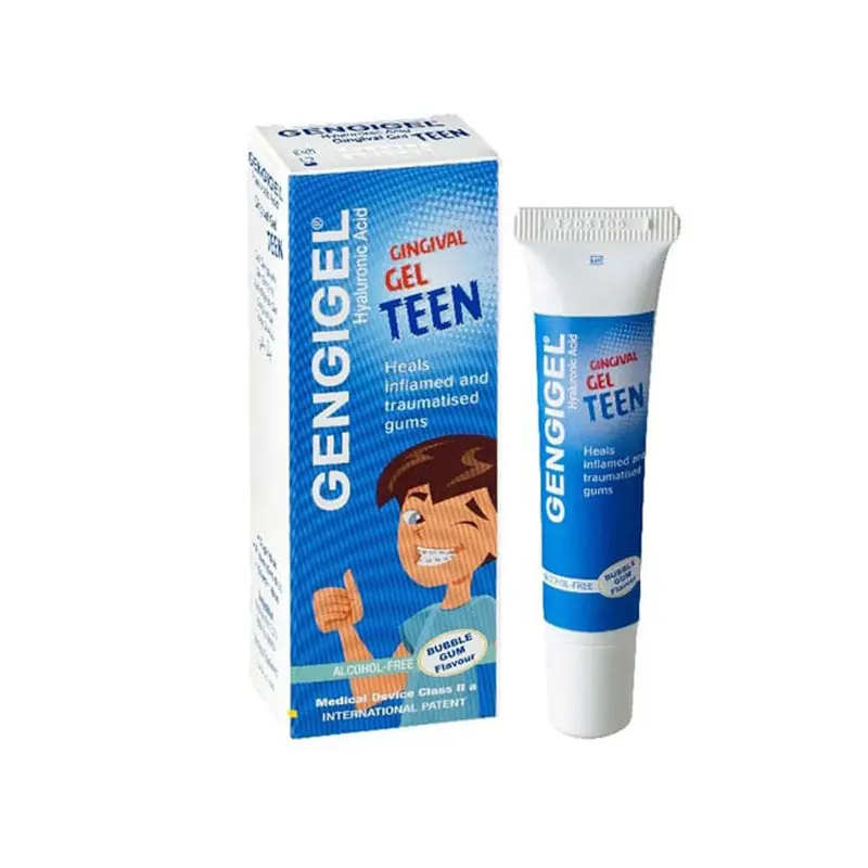 Gengigel Gingival Gel Teen, με Υαλουρονικό Οξύ 0.2%, θεραπεύει φλεγμονές και τραυματισμούς των ούλων, 15ml