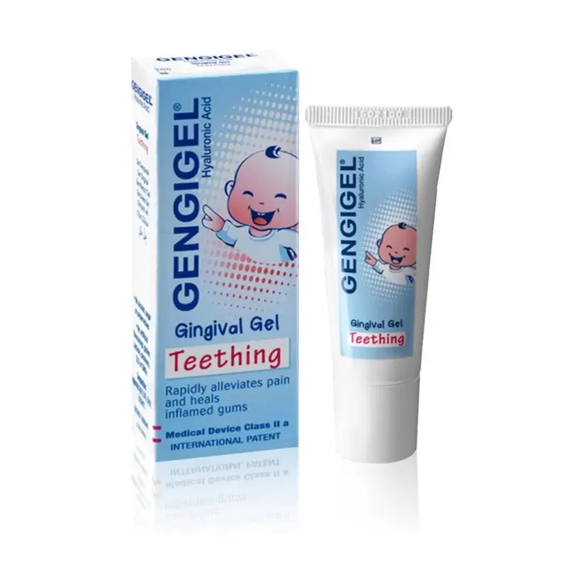 Gengigel Baby Gingival Teething Gel, ανακουφίζει άμεσα τον πόνο και τη φλεγμονή των ούλων, 20ml