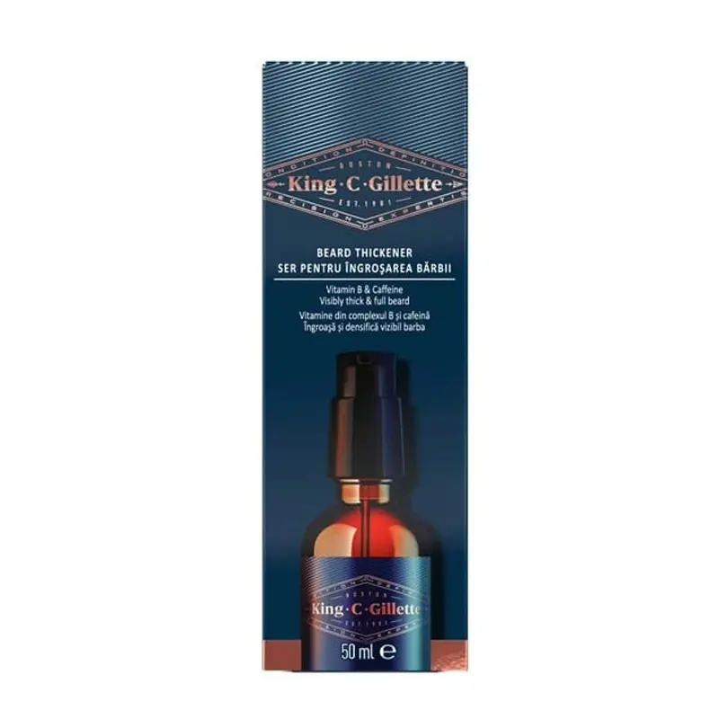 Gillette King C Thickener, Προϊόν ενίσχυσης πυκνότητας για τα γένεια, 50ml