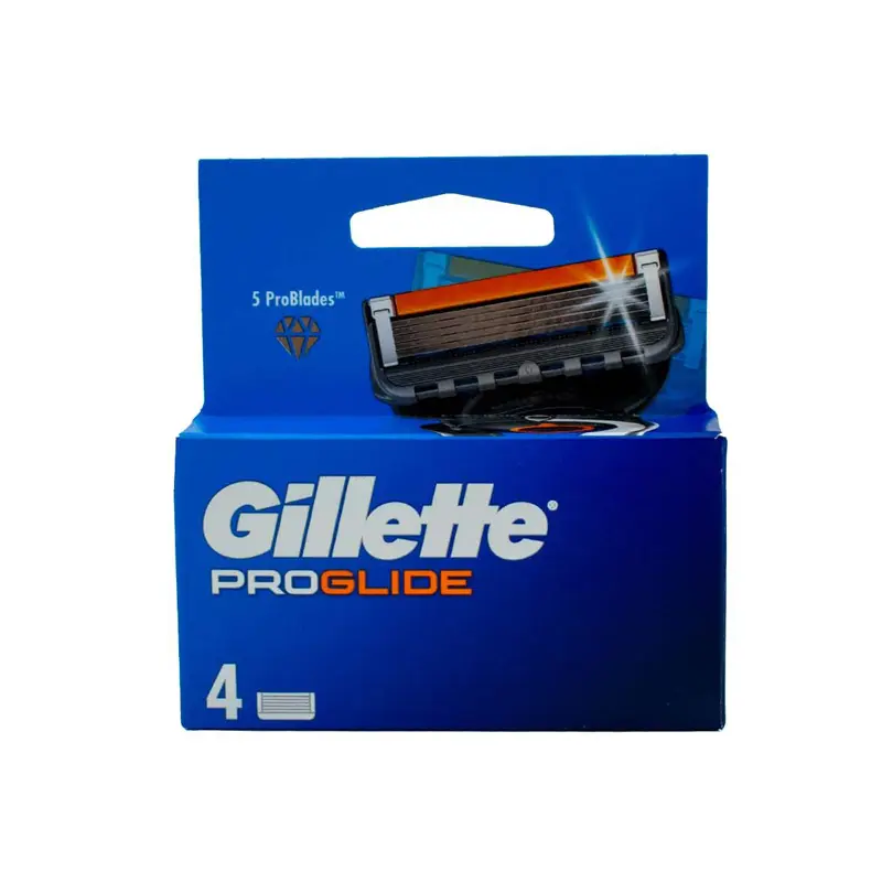 Gillette ProGlide Ανταλλακτικές Κεφαλές Ανδρικής Ξυριστικής Μηχανής, 4 τεμάχια