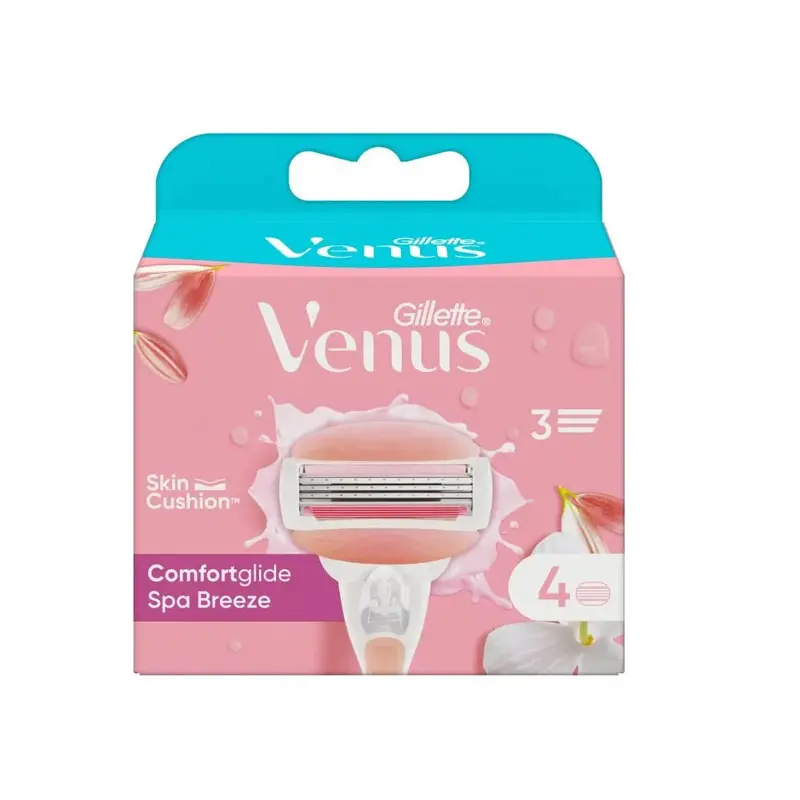 Gillette Venus Spa Breeze Ανταλλακτικές Κεφαλές, 4 τεμάχια