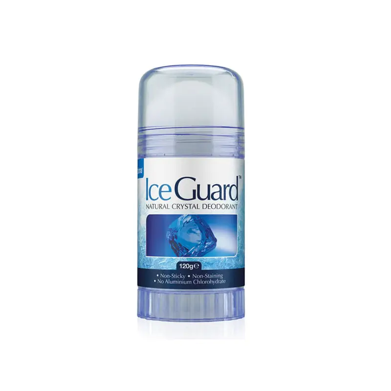 Optima Ice Guard Natural Crystal Deodorant, Φυσικός Κρύσταλλος - Υποαλλεργικό Άοσμο Αποσμητικό, 120gr