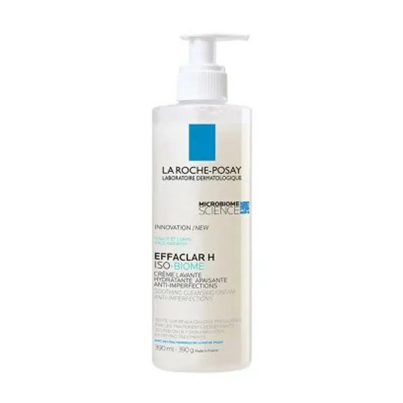 La Roche Posay Effaclar H Isobiome Cleansing Cream, Καθαρισμός για το Ευαισθητοποιημένο Δέρμα υπό Φαρμακευτική Αγωγή, 390ml
