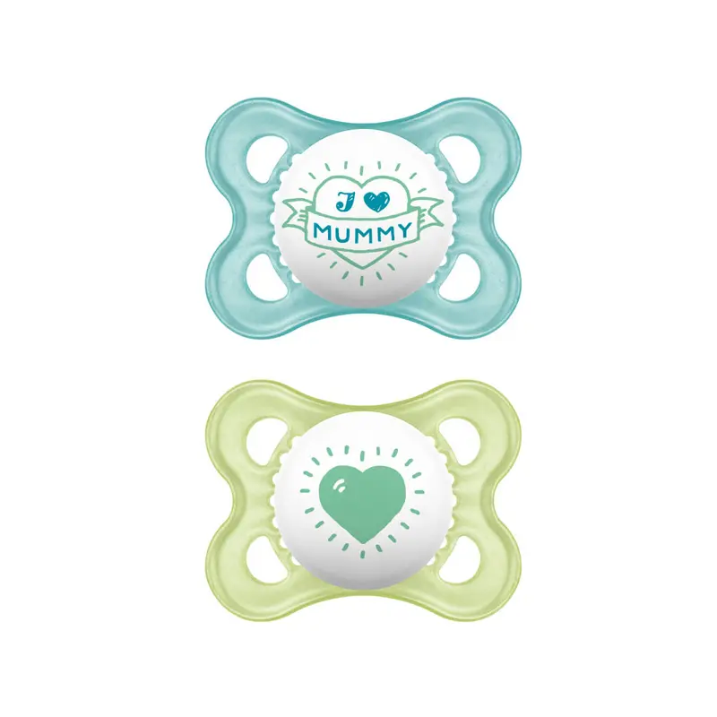 MAM Πιπίλα Love Mummy & Daddy Σιλικόνης, 2-6 μηνών, 2 τεμάχια