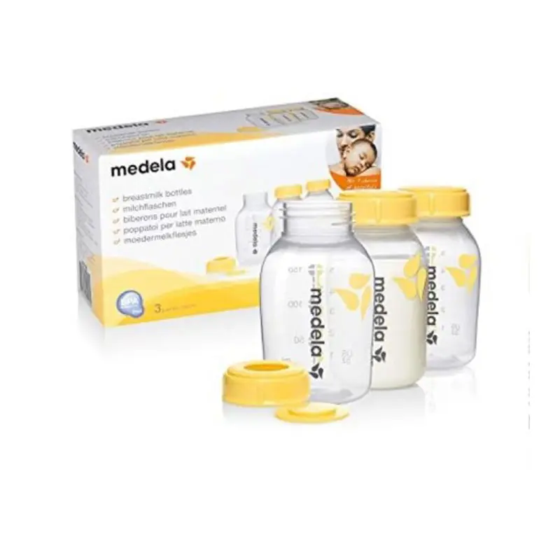 Medela Φιάλες Συλλογής & Αποθήκευσης Μητρικού Γάλακτος, 3 x 150ml
