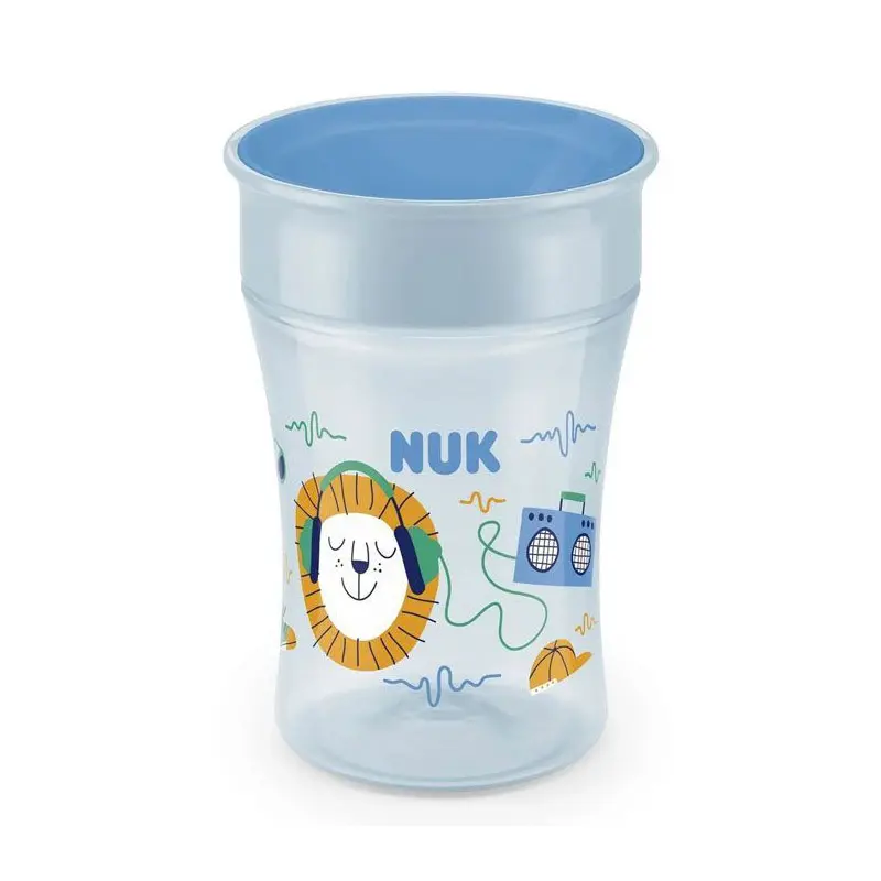 NUK Magic Cup, Ποτηράκι με χείλος και καπάκι, 8+ μηνών, 230ml