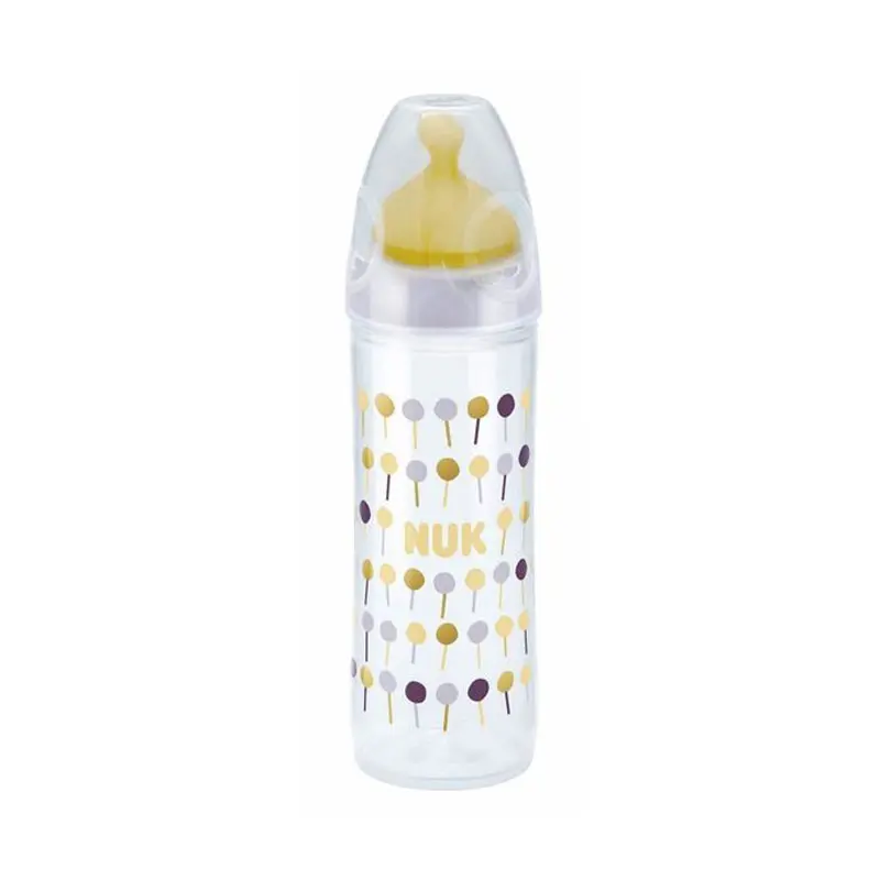 Nuk New Classic Μπιμπερό Πλαστικό, με θηλή Latex 6-18 μηνών, 250ml
