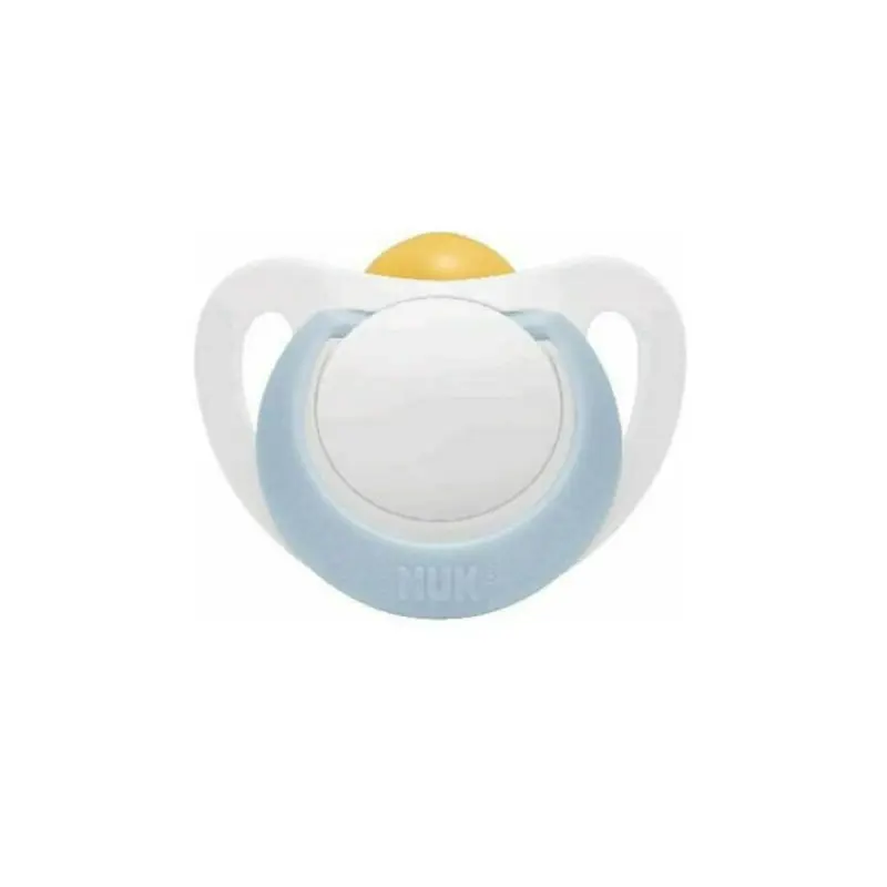 Nuk Star Πιπίλα Latex, 0-6 μηνών, Μπλε