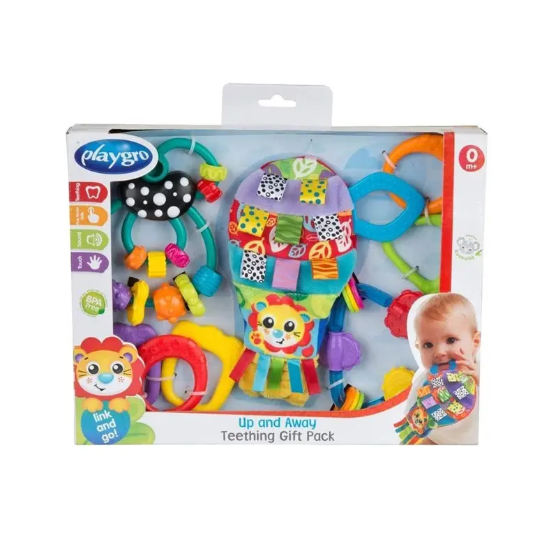 Playgro, Up And Away Teething Gift Pack, 0m+ μηνών, Σετ Δώρου Οδοντοφυΐας