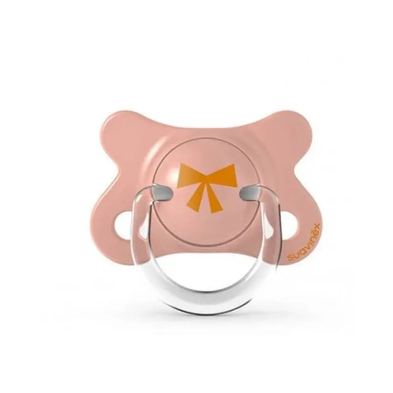 Suavinex Πιπίλα θηλή Σιλικόνης Physiological, 2-4 μηνών, Fusion Pink