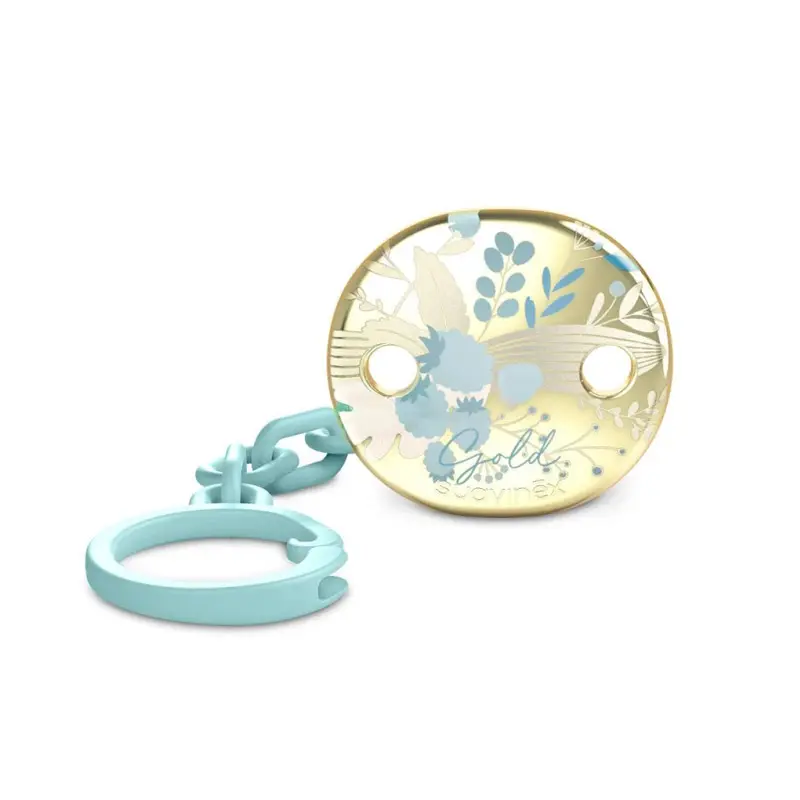 Suavinex Premium Gold Edition Κλιπ Πιπίλας, Blue