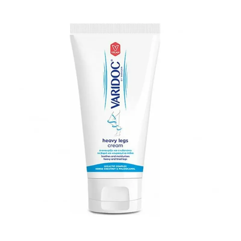 Vican Varidoc Heavy Legs Cream, Ανακουφίζει και Ενυδατώνει τα Βαριά και Κουρασμένα πόδια, 150ml