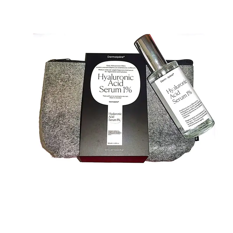 Dermalpere Hyaluronic Acid Serum 1% Promo, Ορός Υαλουρονικού Οξέος μεσαίου μοριακού βάρους για ανάπλαση και ενυδάτωση, 120ml