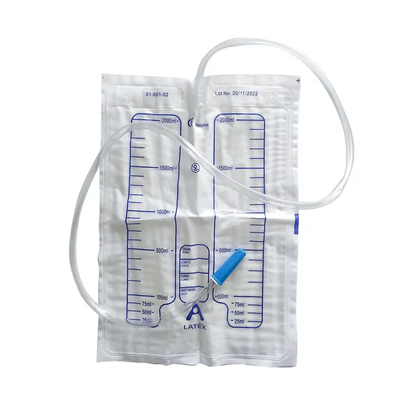 Latex Ουροσυλλέκτες Ενηλίκων Απλοί, 2000ml, 10 τεμάχια