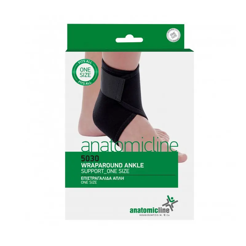 Anatomic Line Επιστραγαλίδα απλή Neoprene, 5030, Μαύρο Χρώμα, Οne Size