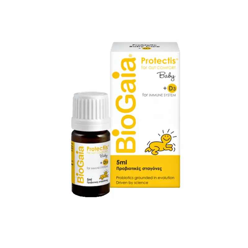 Biogaia Protectis BABY + D3, Προβιοτικές Σταγόνες + Βιταμίνη D3, 5ml