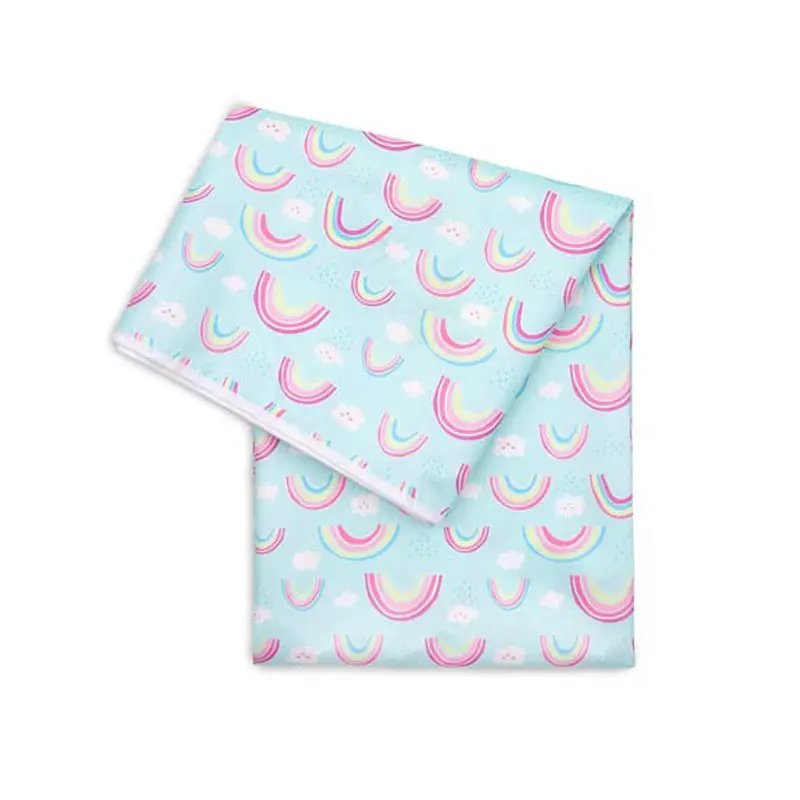 Bumkins Splat Mat Rainbows, 1 τεμάχιο 107cm x 107cm