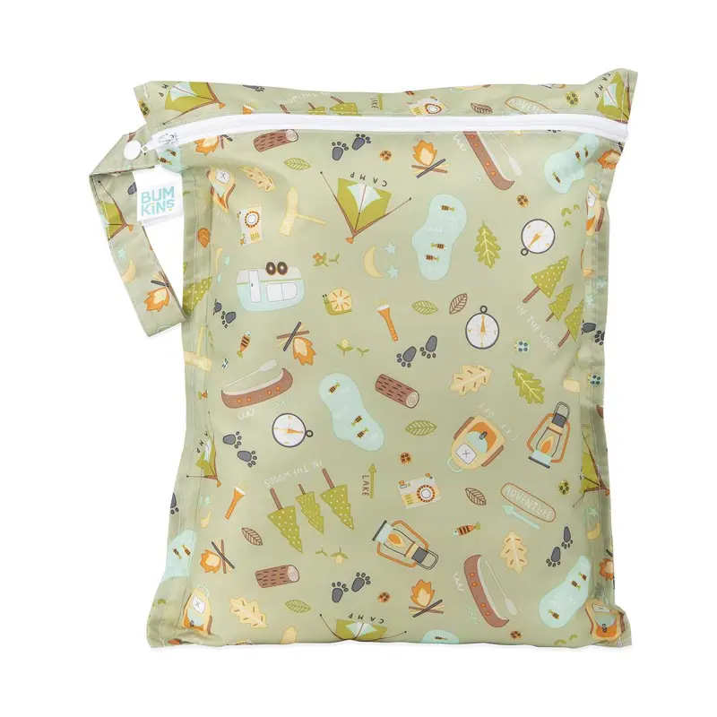 Bumkins Wet Bag Camping, Αδιάβροχο Τσαντάκι, 30cm x 35cm, 1 τεμάχιο