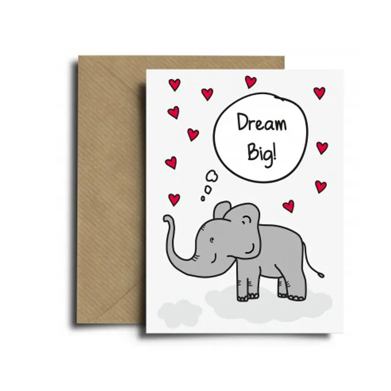 GREETING CARD | Dream Big Elephant