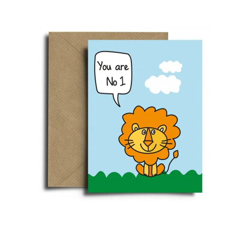 GREETING CARD | No1 Lion