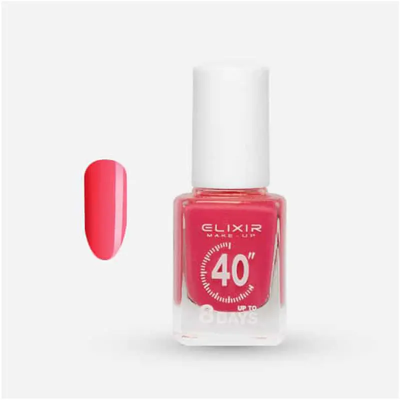 Elixir Βερνίκι 40″ & Up to 8 Days #445 (Orange Pink)