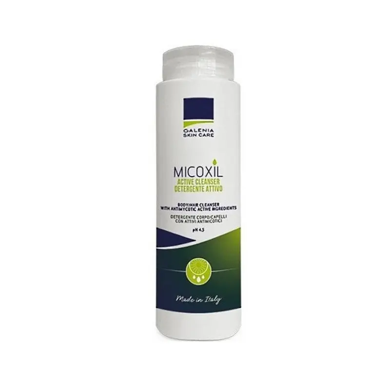 Galenica Micoxil Active Cleanser, Αντιμυκητιασικό καθαριστικό σώματος, προσώπου και τριχωτού κεφαλής, 250ml