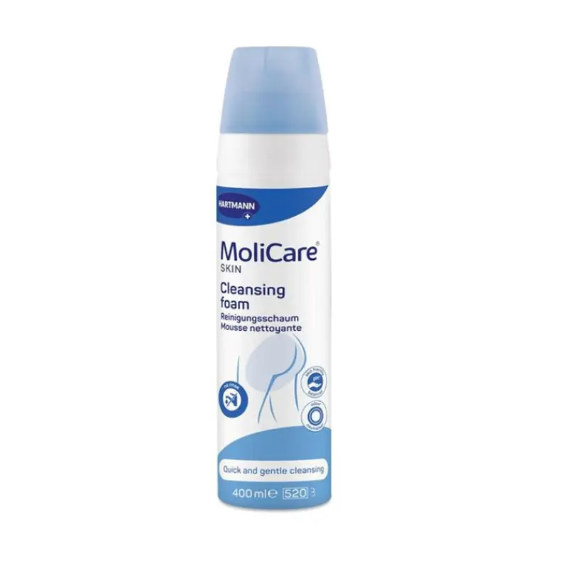Hartmann Molicare Skin Cleansing Foam, Αφρός σε μορφή σπρέι για εντατικό καθαρισμό, 400ml