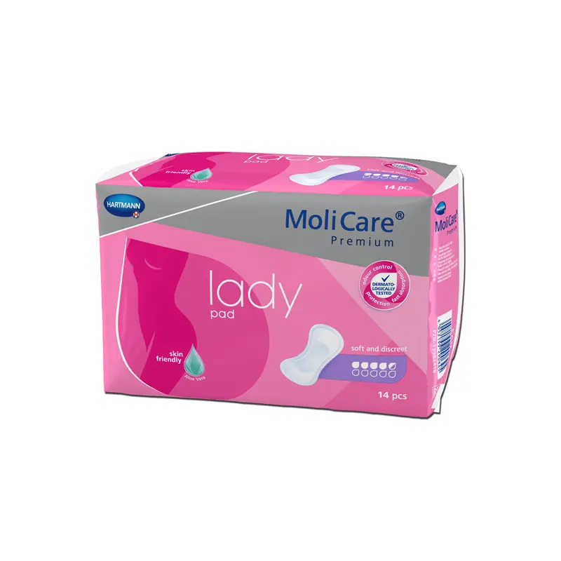 Hartmann Molicare Premium Lady Pad, Γυναικείες Σερβιέτες Ακράτειας, Κανονικής Ροής 4.5 Σταγόνες, 14τμχ