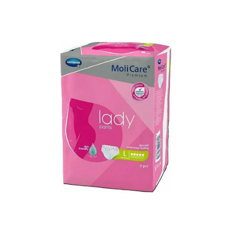 Hartmann Molicare Premium Lady Pants, Γυναικεία Εσώρουχα Ακράτειας, Κανονικής Ροής 5 Σταγόνες, 7τμχ