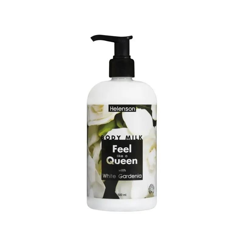 Helenson Body Milk Feel like a Queen with Gardenia, Ενυδατικό Γαλάκτωμα Σώματος με Γαρδένια, 500ml