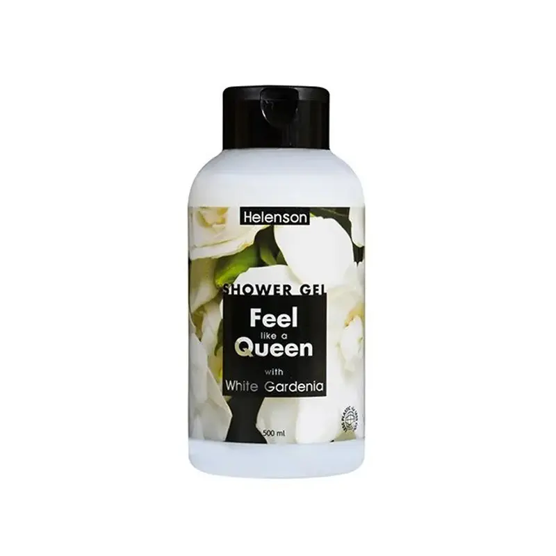 Helenson Shower Gel Feel Like a Queen with Gardenia, Αφρόλουτρο Σώματος με άρωμα Γαρδένια, 500ml