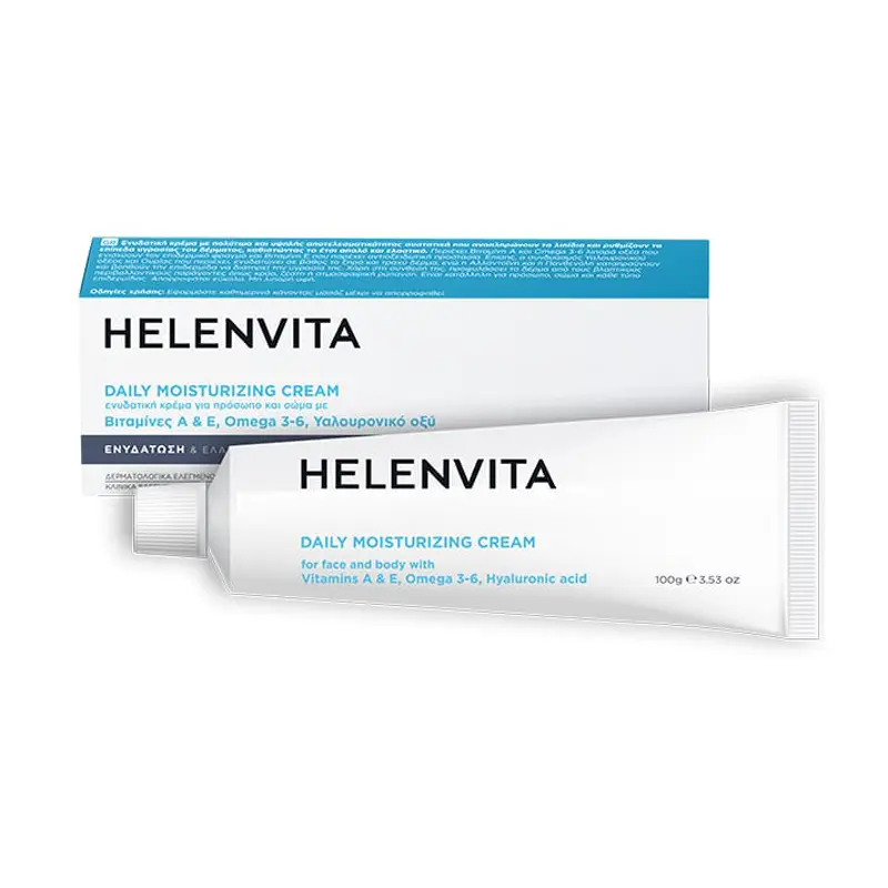 Helenvita Daily Moisturizing Cream, Ενυδατική Κρέμα για Πρόσωπο και Σώμα, 100g