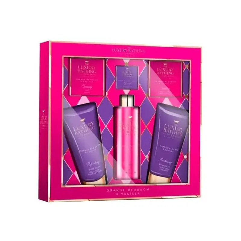 The Luxury Bathing Company Orange Blossom & Vanilla Set, 6 τεμάχια
