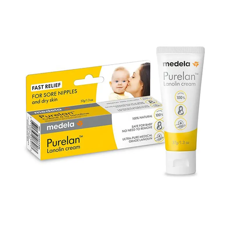 Medela Purelan, Κρέμα Θηλών με Λανολίνη για Επουλωτική Δράση & Ανακούφιση από τον Πόνο, 37g