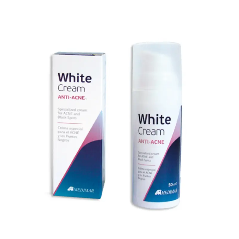 Medimar Run (White) Anti-Acne Cream, Ειδική Κρέμα για σπυράκια και μαύρα στίγματα, 50ml