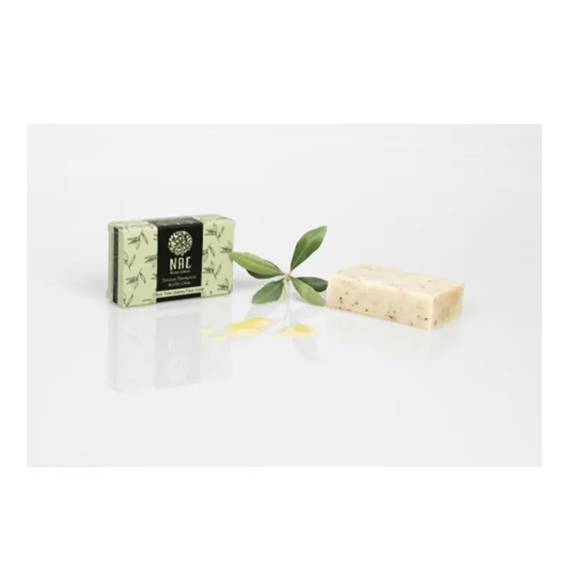 Nac Face Soap Olive Tree Leaves, Σαπούνι Προσώπου Φύλλα Ελιάς, 100gr