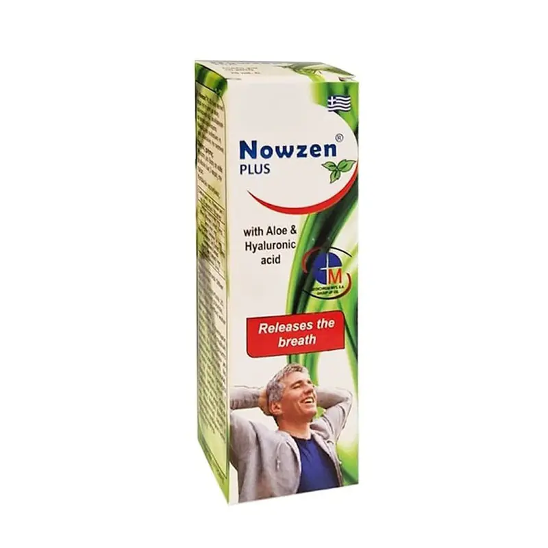 Medichrom Nowzen Plus, Spray για την Μύτη με Αλόη και Υαλουρονικό Οξύ, 20ml