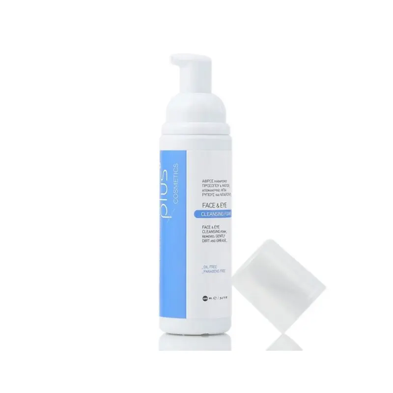Panthenol Plus Face & Eye Cleansing Foam, Αφρός Καθαρισμού Προσώπου και Ματιών, 100ml