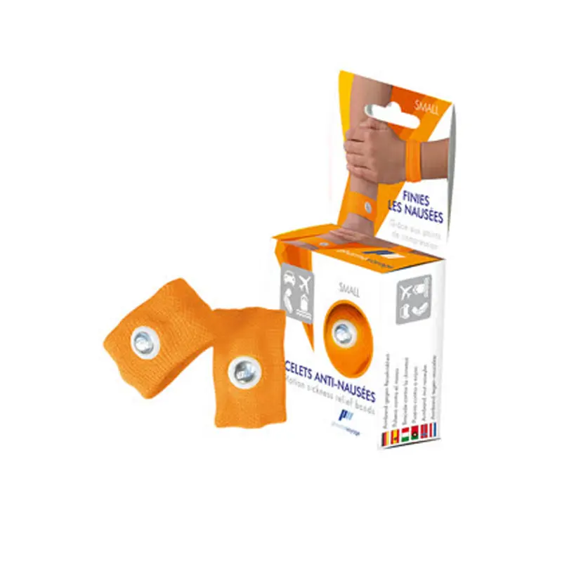 Pharmavoyage Περιβραχιόνιο Κατά της Ναυτίας Small, Πορτοκαλί, 2 τεμάχια