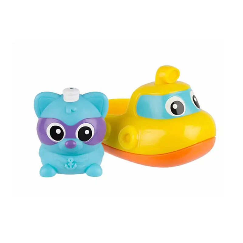 Playgro Rainy Raccoon's Musical Submarine, Παιχνίδι Μπάνιου με Μουσική, 6+μηνών