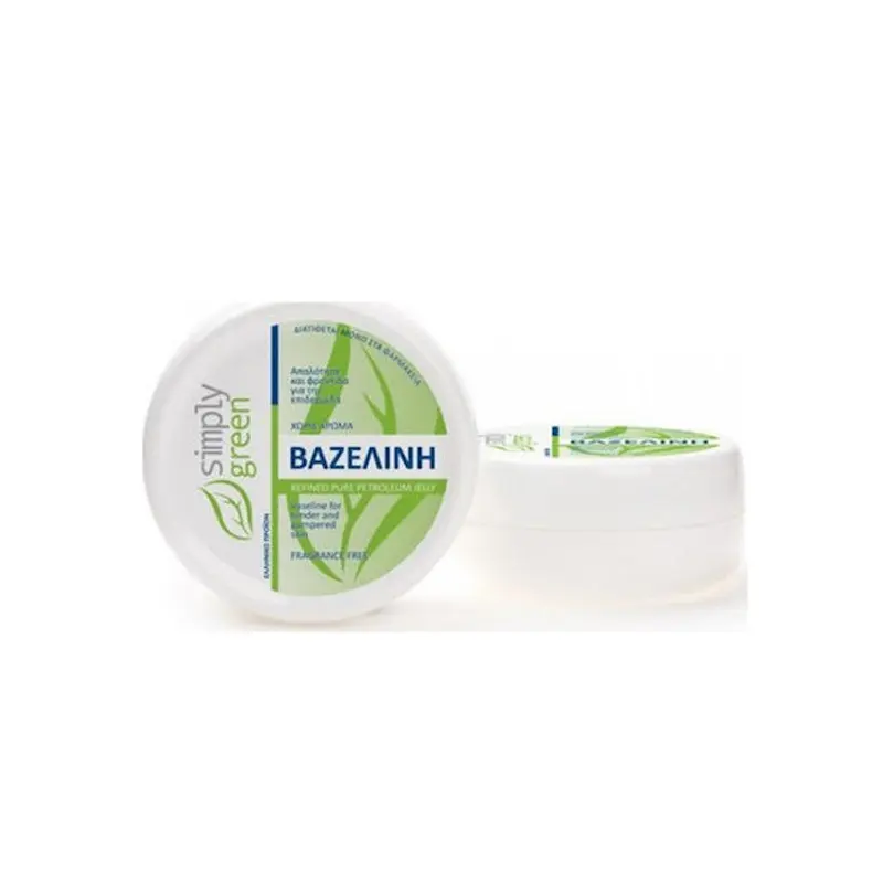 Simply Green Vaseline Fragrance Free, Βαζελίνη χωρίς Άρωμα, 100ml
